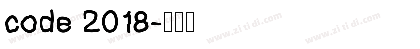 code 2018字体转换